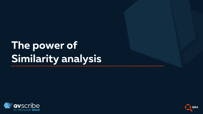 The power of Similarity analysis