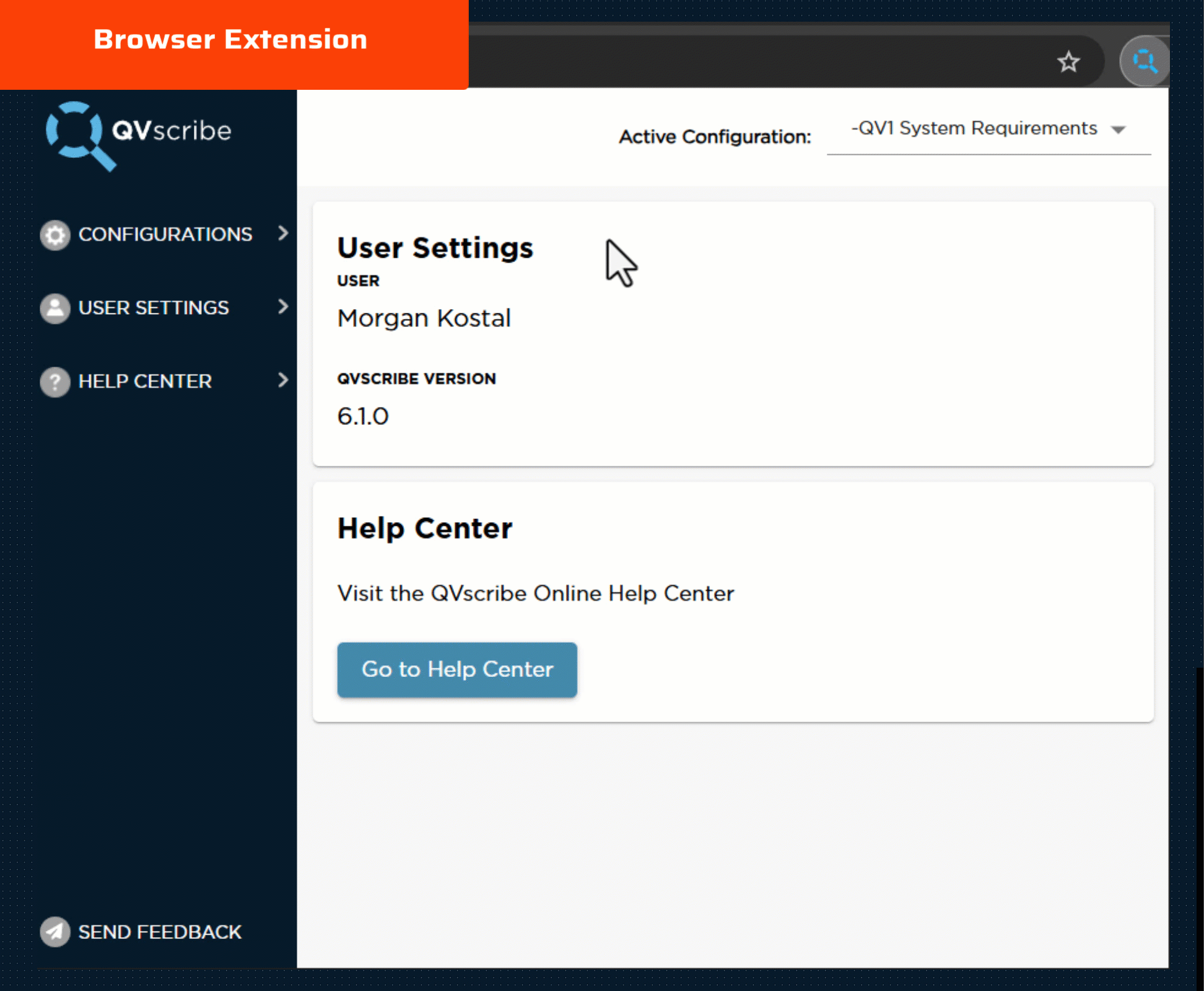 Web extension